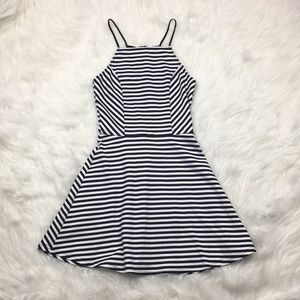 Striped skater dress